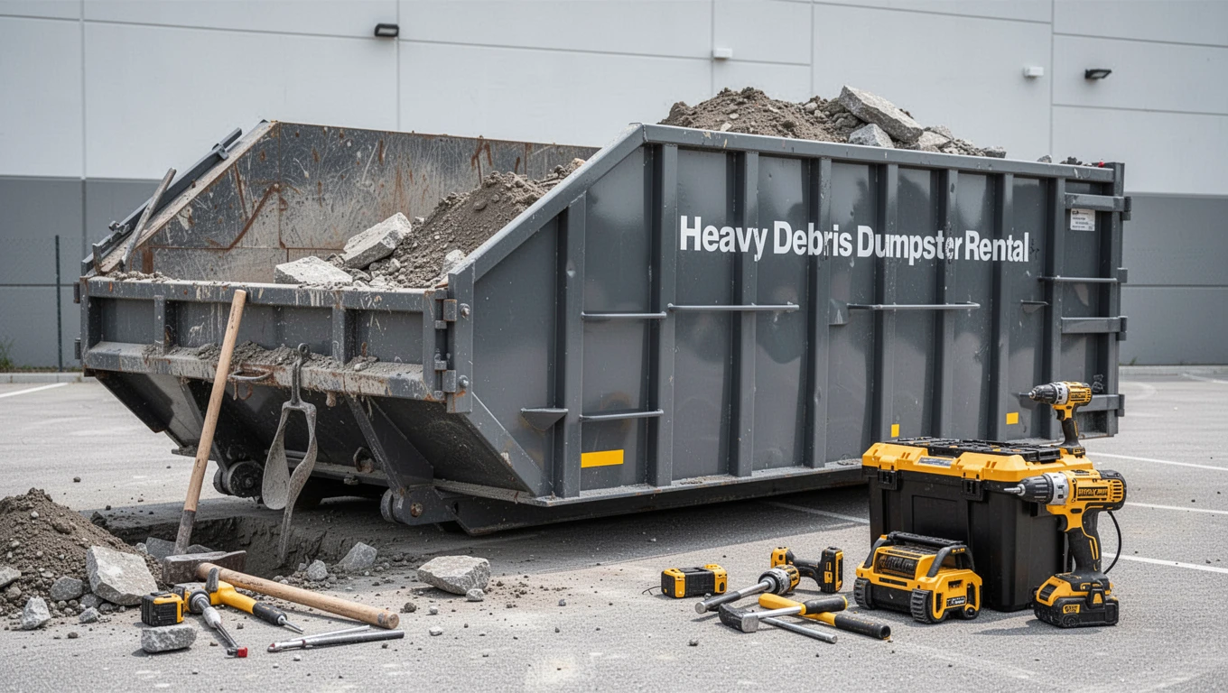 Heavy Debris Dumpster Rental
