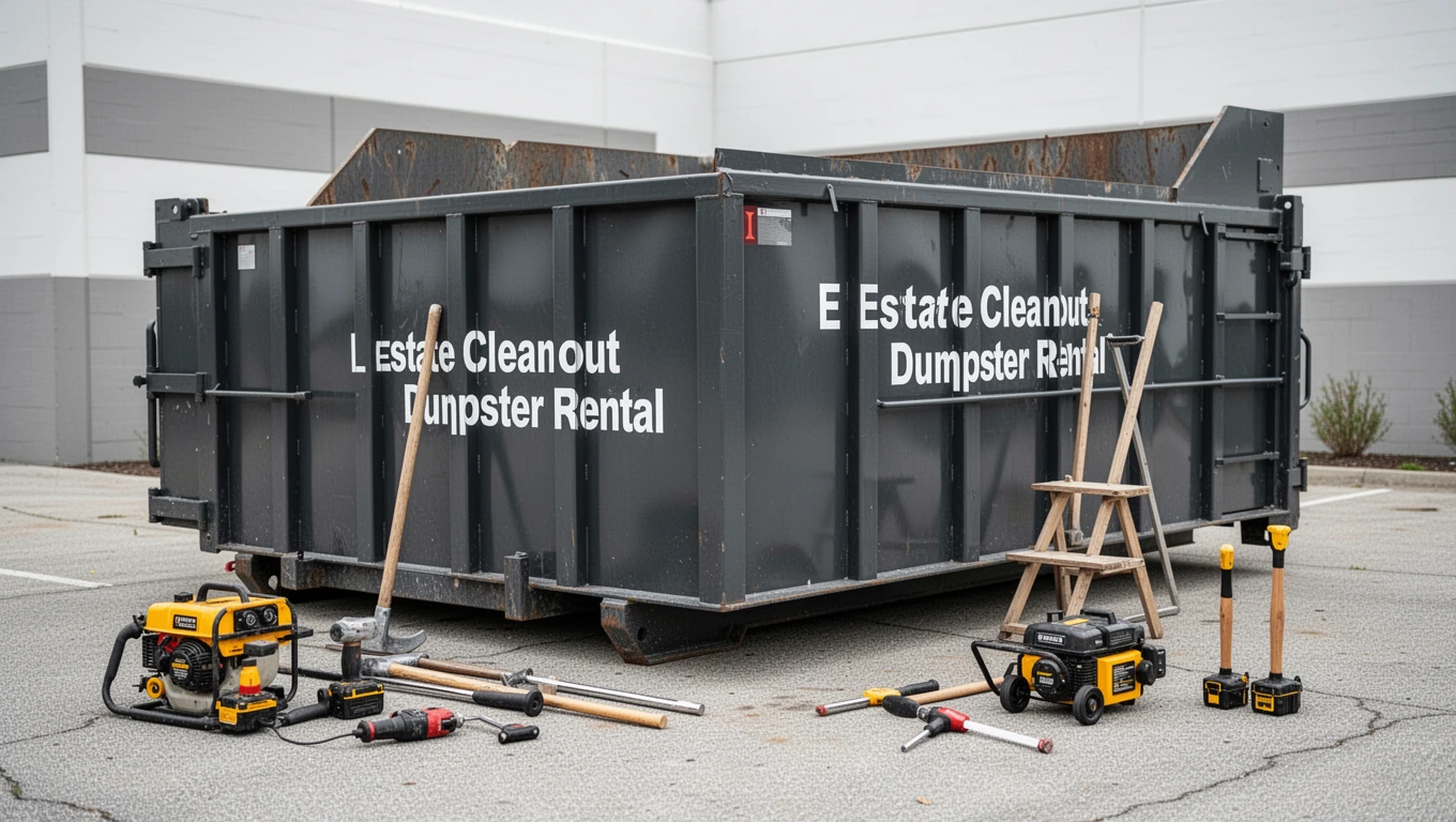 Estate Cleanout Dumpster Rental